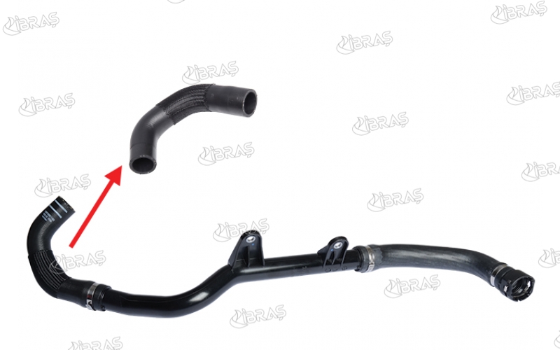 Маркуч горен радиатор - IBR 14875 за FIAT, CITROEN, PEUGEOT